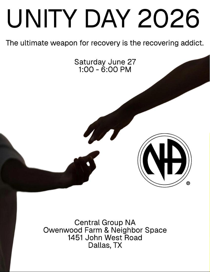 Central Group Annual Unity Day Event - Dallas Area Service Committee of NA